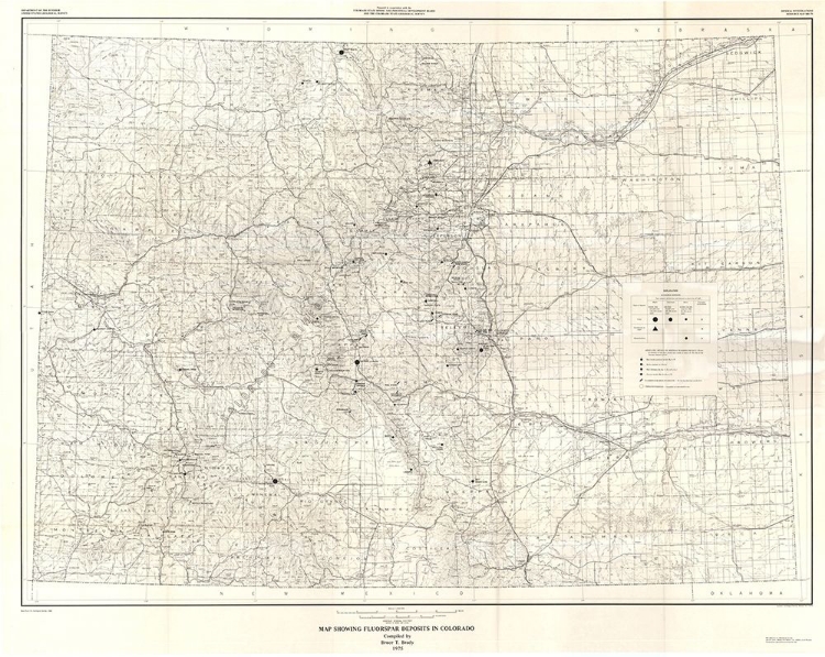 Picture of FLUORSPAR DEPOSITS IN COLORADO - BRADY 1975