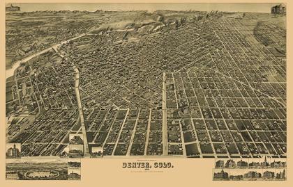 Picture of DENVER COLORADO - WELLGE 1889
