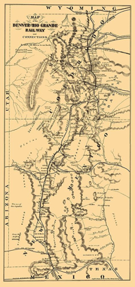 Picture of DENVER AND RIO GRANDE RAILWAY - MOTA 1873