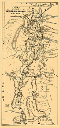 Picture of DENVER AND RIO GRANDE RAILWAY - MOTA 1873