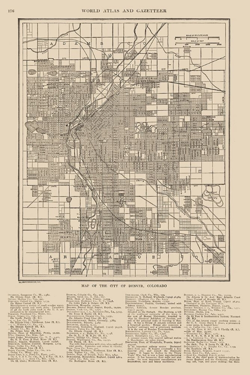 Picture of DENVER  COLORADO - REYNOLD 1921