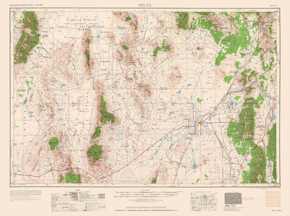 Picture of DELTA COLORADO QUAD - USGS 1962