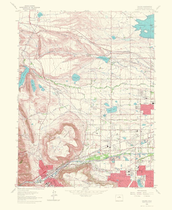 Picture of GOLDEN COLORADO QUAD - USGS 1967