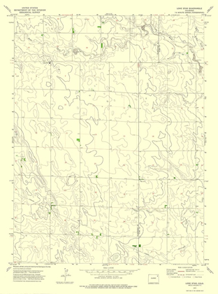 Picture of LONE STAR COLORADO QUAD - USGS 1972