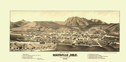 Picture of MAYSVILLE COLORADO - BECK 1882
