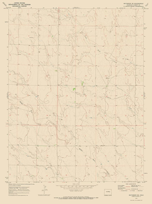 Picture of SOUTH EAST MATHESON COLORADO QUAD - USGS 1970