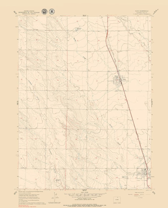Picture of NUNN COLORADO QUAD - USGS 1960