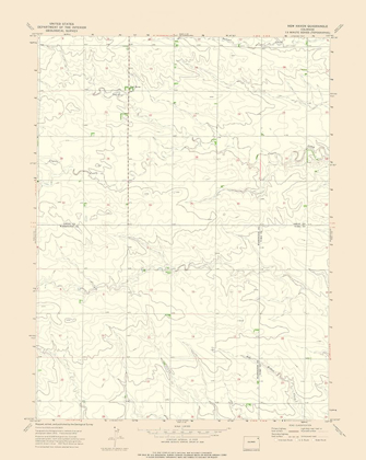 Picture of NEW HAVEN COLORADO QUAD - USGS 1972