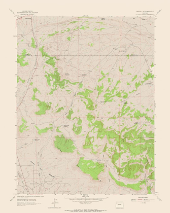 Picture of RANGELY COLORADO QUAD - USGS 1962
