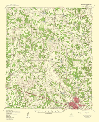 Picture of WEATHERFORD TEXAS QUAD - USGS 1960