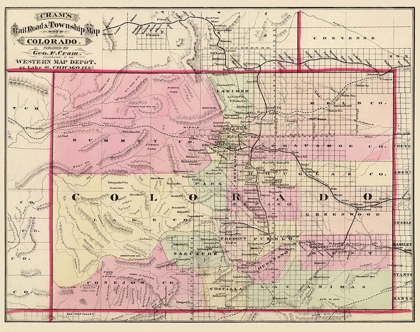 Picture of COLORADO - CRAM 1875