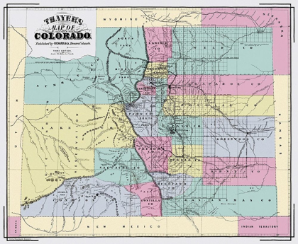 Picture of COLORADO TERRITORY - RICHARDS 1873
