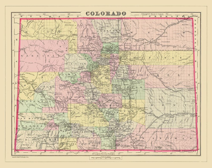 Picture of COLORADO - BRADLEY 1887