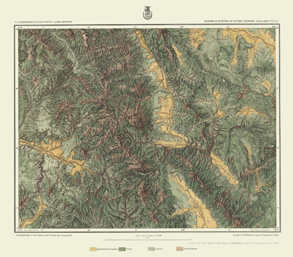 Picture of CENTRAL COLORADO ECONOMIC SHEET - US ARMY 1879