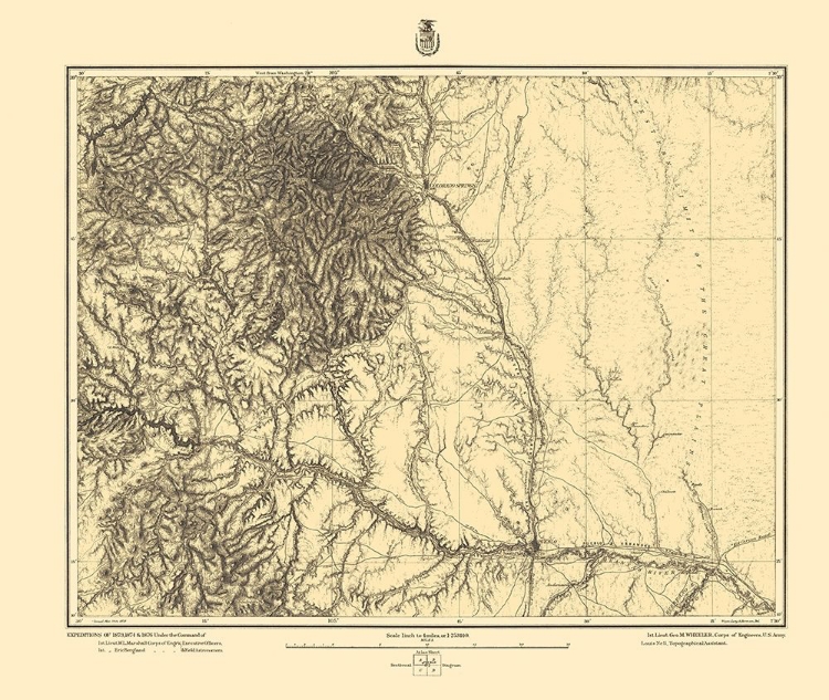 Picture of COLORADO CENTRAL COLORADO SHEET - US ARMY 1878