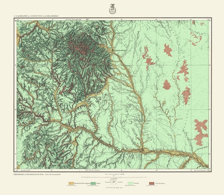 Picture of CENTRAL COLORADO LAND CLASSIFICATION SHEET