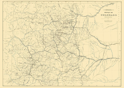 Picture of COLORADO DRAINAGE - HAYDEN 1881