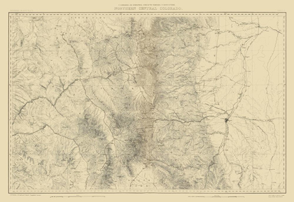 Picture of COLORADO NORTH CENTRAL COLORADO SHEET - USGS 1881