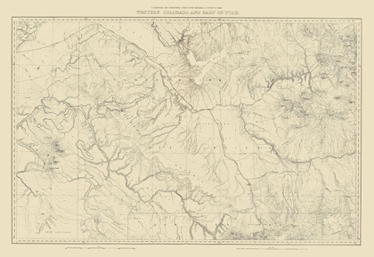 Picture of WESTERN COLORADO UTAH - USGS 1881