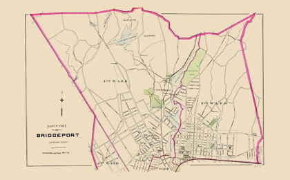 Picture of BRIDGEPORT CONNECTICUT NORTH PART - HURD 1893