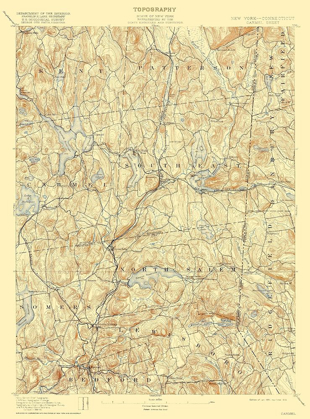 Picture of CARMEL CONNECTICUT QUAD - USGS 1894