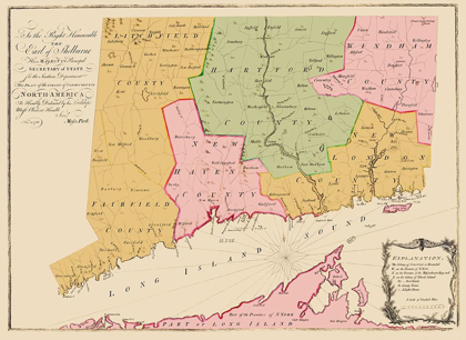 Picture of CONNECTICUT COLONY - 1766