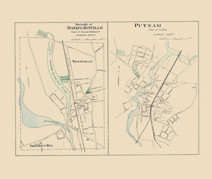 Picture of DANIELSONVILLE CONNECTICUT - HURD 1893