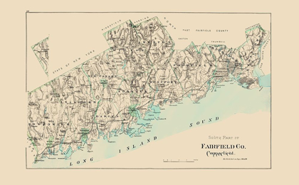 Picture of FAIRFIELD  SOUTH CONNECTICUT - HURD 1893