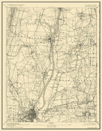 Picture of HARTFORD CONNECTICUT SHEET - USGS 1892