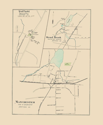 Picture of MANCHESTER CONNECTICUT - HURD 1893