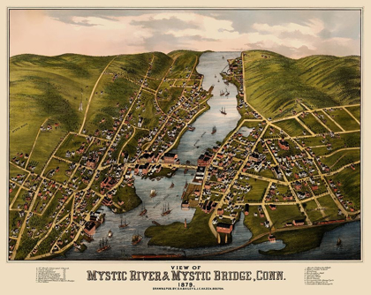 Picture of MYSTIC RIVER MYSTIC BRIDGE CONNECTICUT