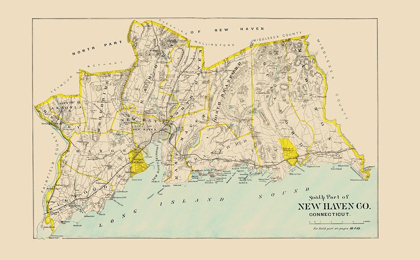 Picture of NEW HAVEN  SOUTH CONNECTICUT - HURD 1893