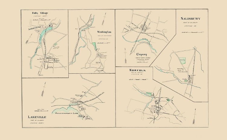 Picture of NORFOLK CONNECTICUT - HURD 1893