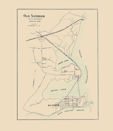 Picture of OLD SAYBROOK CONNECTICUT - HURD 1893