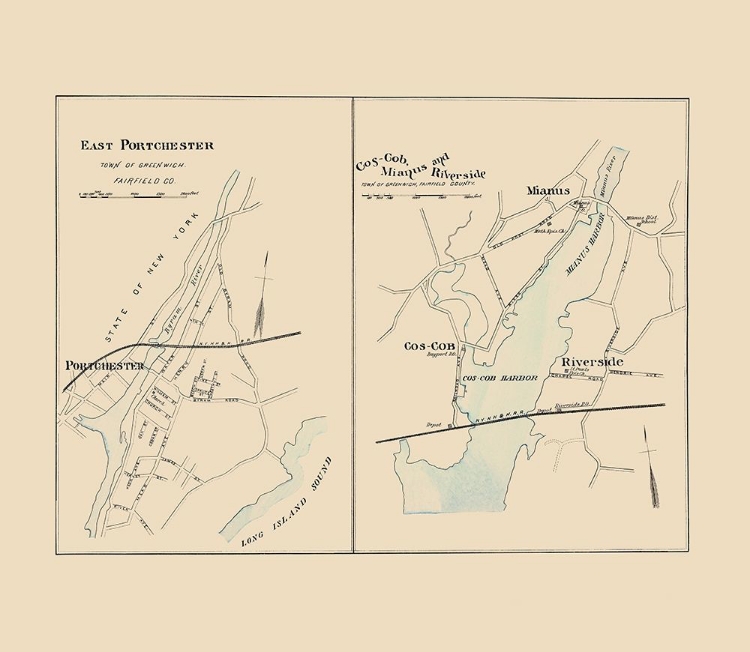 Picture of EAST PORTCHESTER CONNECTICUT - HURD 1893