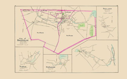 Picture of ROCKVILLE CONNECTICUT - HURD 1893