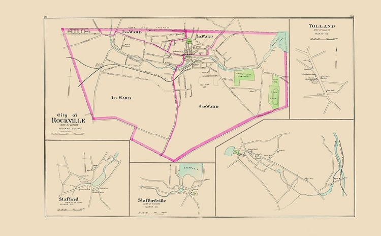 Picture of ROCKVILLE CONNECTICUT - HURD 1893