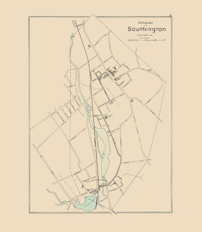 Picture of SOUTHINGTON CONNECTICUT - HURD 1893