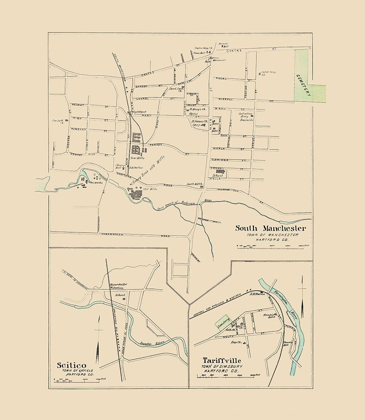 Picture of MANCHESTER, SOUTH CONNECTICUT - HURD 1893