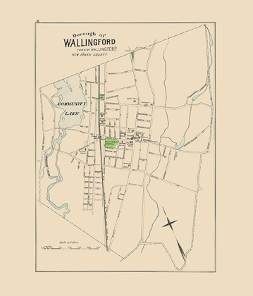 Picture of WALLINGFORD CONNECTICUT - HURD 1893