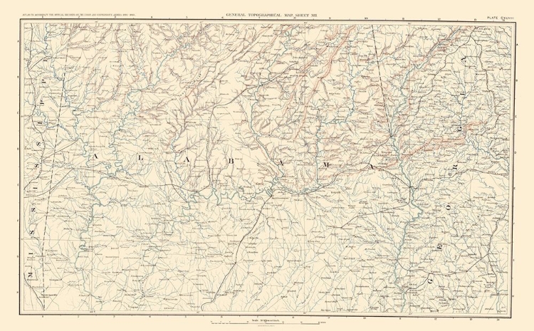 Picture of CONFEDERATE ARMIES MISSISSIPPI ALABAMA GEORGIA