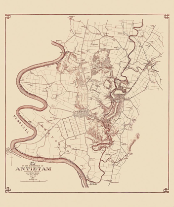 Picture of ANTIETAM NO. 2 BATTLEFIELD - STEARNS 1894