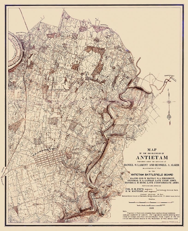 Picture of THE BATTLEFIELD OF ANTIETAM LANDOWNER - LAMONT