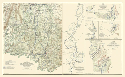 Picture of ATLANTA CAMPAIGN GEORGIA CIVIL WAR - BIEN 1864