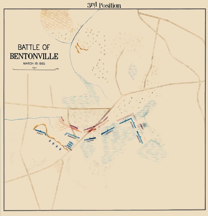 Picture of BENTONVILLE BATTLE 3RD POSITION NORTH CAROLINA