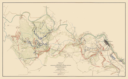 Picture of BATTLES CHANCELLORSVILLE SALEM FREDERICKSBURG