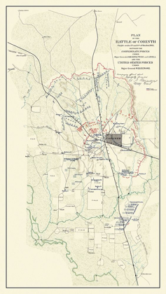 Picture of BATTLE OF CORINTH MISSISSIPPI - ROSECRANS 1862