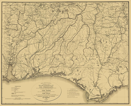 Picture of CUMBERLAND OF SOUTH AND GULF - CALLAHAN 1863