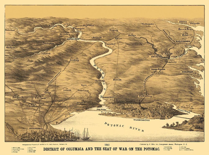 Picture of DISTRICT OF COLUMBIA SEAT OF WAR ON POTOMAC