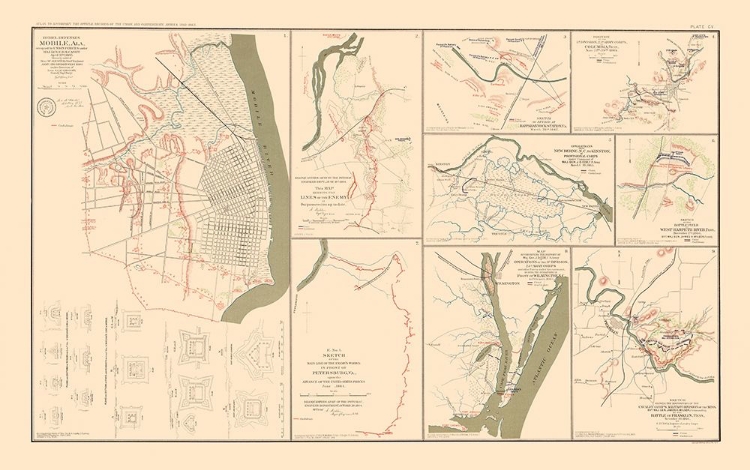 Picture of DEFENSES IN CIVIL WAR - BIEN  1895